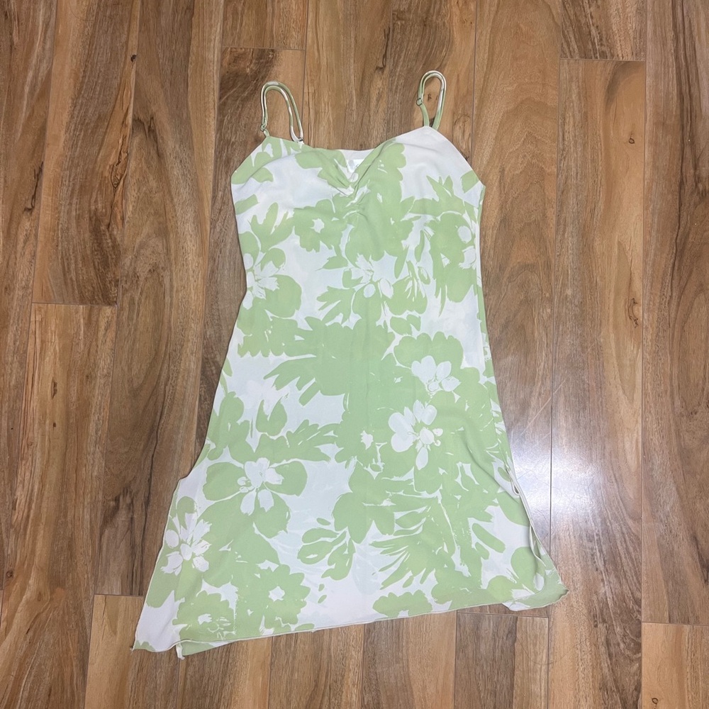 Mahina Floral Cinched Mini Dress